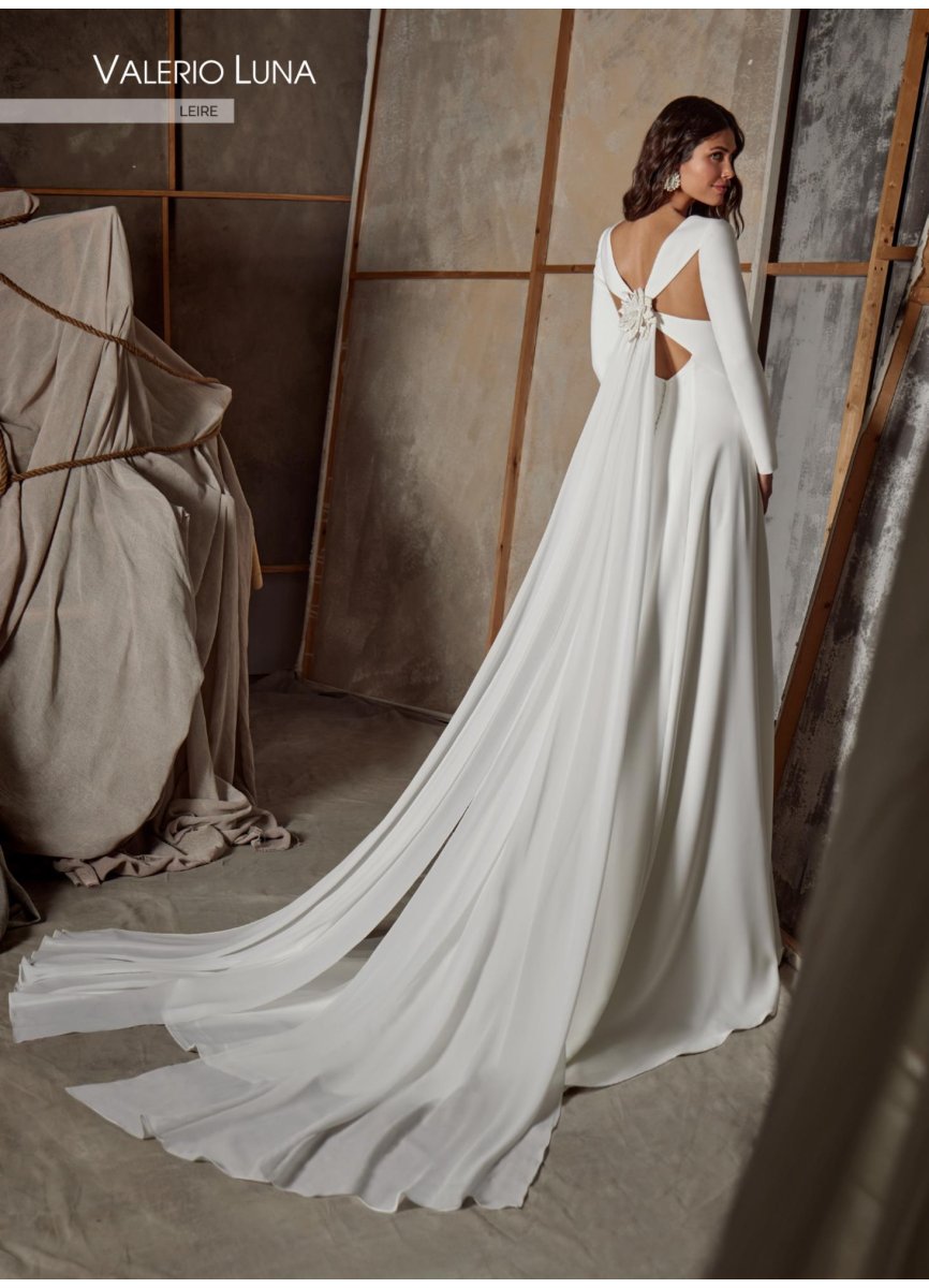VESTIDO CREPE Y GEORGETTE