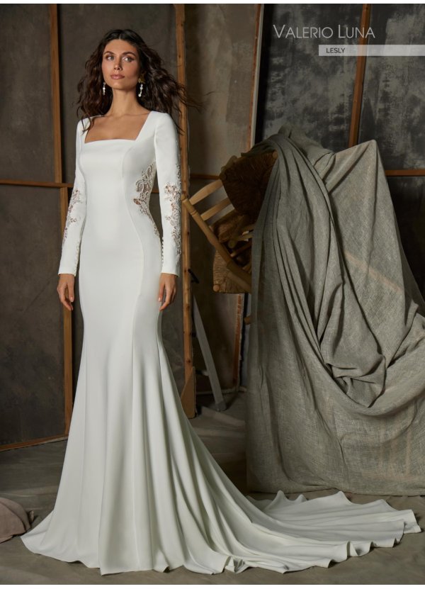 VESTIDO CREPE NEOPRENO Y...