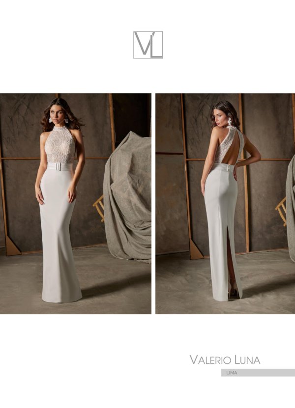 VESTIDO CREPE.PEDRERIA Y... 2