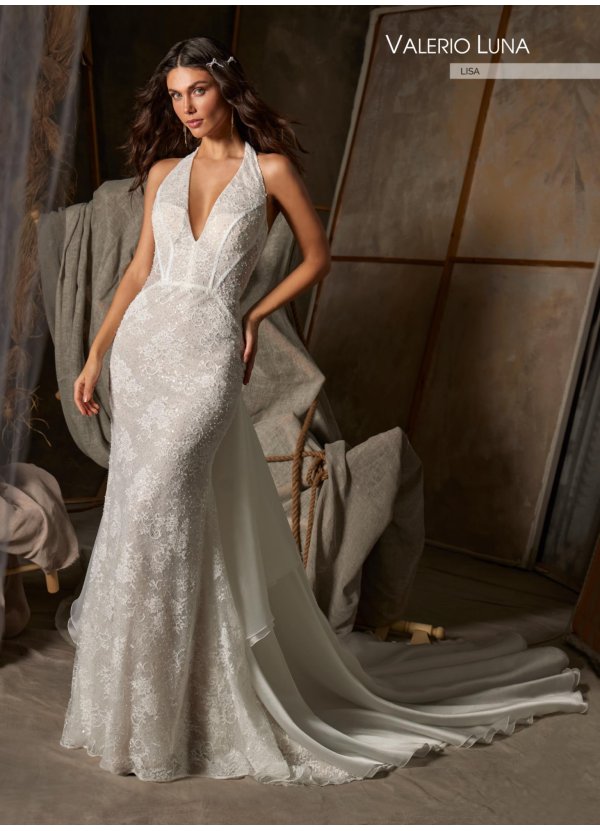 VESTIDO ENCAJE REBRODE