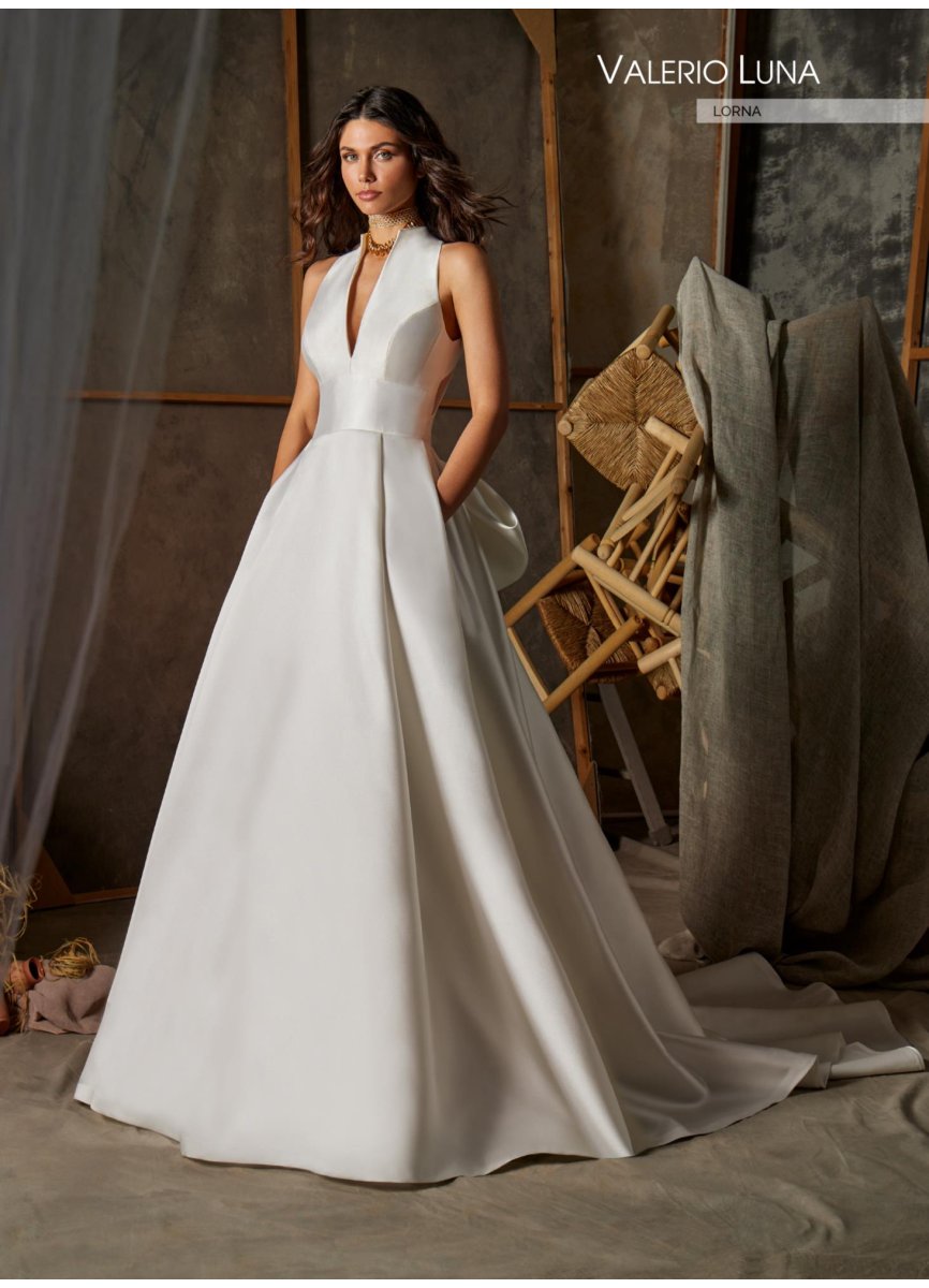 VESTIDO MIKADO