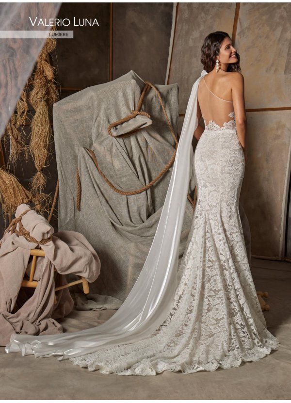 VESTIDO ENCAJE Y ORGANZA 2