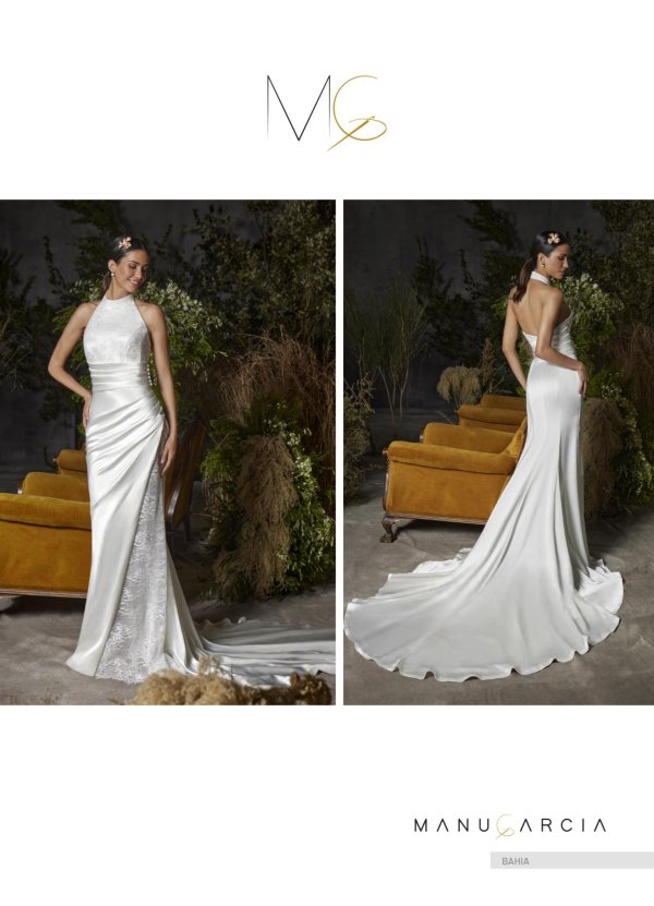 VESTIDO SATEN Y ENCAJE... 2