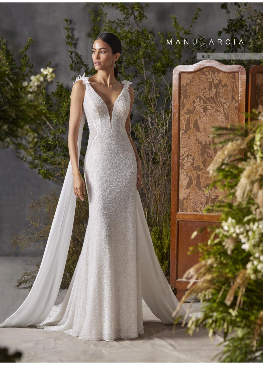 VESTIDO TUL PEDRERIA Y GEORGETTE