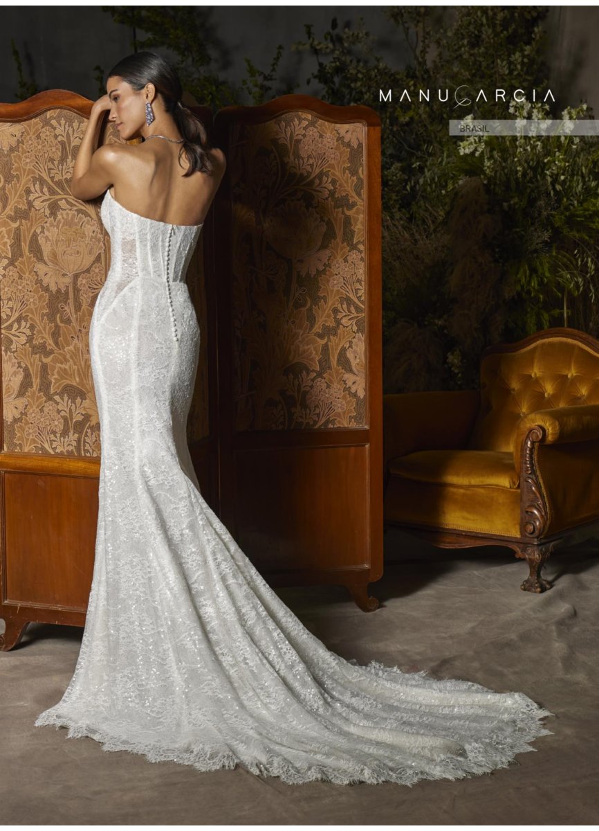 VESTIDO ENCAJE LENTEJUELAS